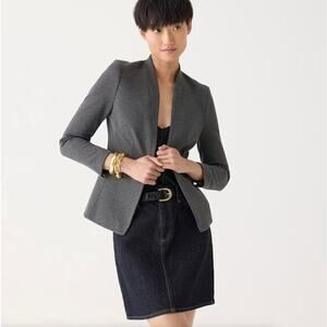 J. CREW Going Out Blazer Stretch Twill Charcoal Gray Sz 6 $158 {OO23}